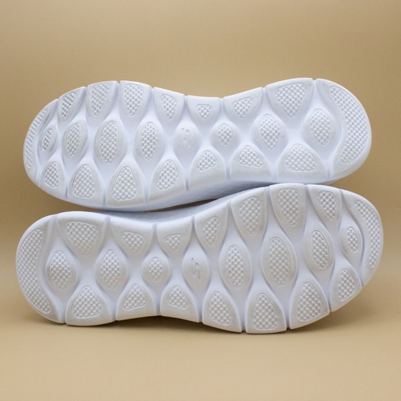 Skechers GOwalk White Knit Slip On Comfort Shoes 124957 Women's Size 10 - Picture 8 of 8